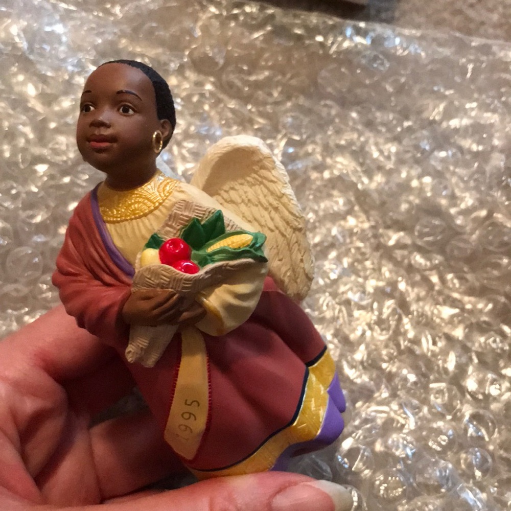 Vintage Hallmark Kwanzaa Angel Ornament